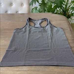 Lululemon Athletica Charcoal and Black Tank Top